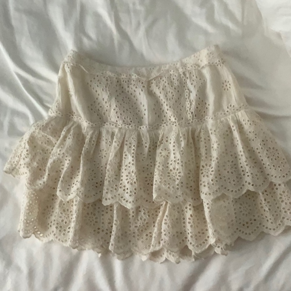 LoveShackFancy skirt worn once! Super cute!